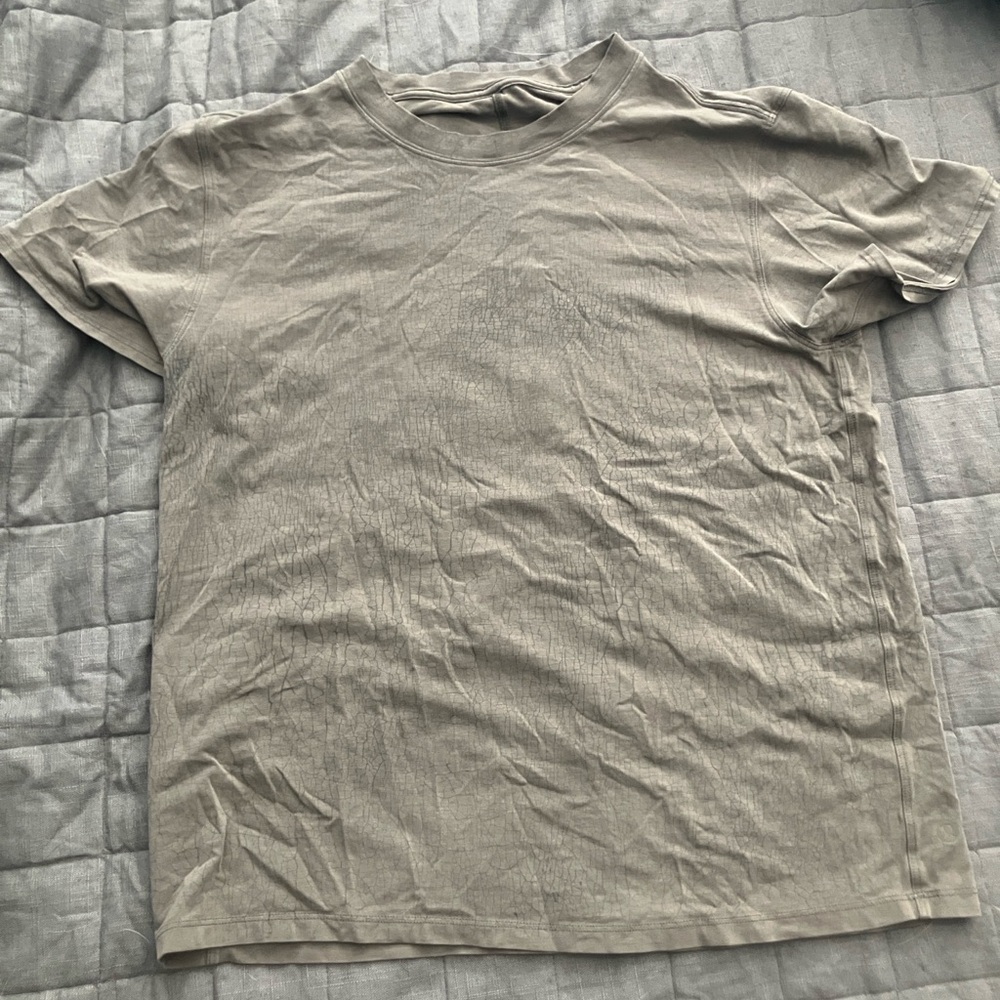 Lululemon all yours Tee - size 6 - washed nomad dye